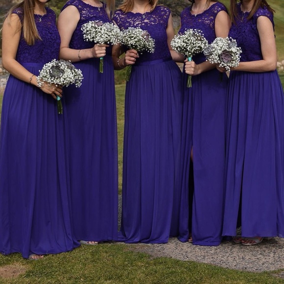 David’s Bridal Long Bridesmaid/Prom Dress - Picture 2 of 6